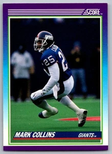 1990 Score Mark Collins New York Giants #129 - Picture 1 of 2
