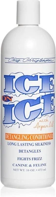 Acondicionador Chris Christensen Ice on Detangling para perros, novio 16 oz, blanco  Foto 1 de 4