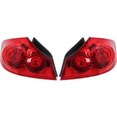 For 2011 2012 Infiniti G25 Pair Rear Tail Lights Driver and Passenger Sedan Foto 1 de 3
