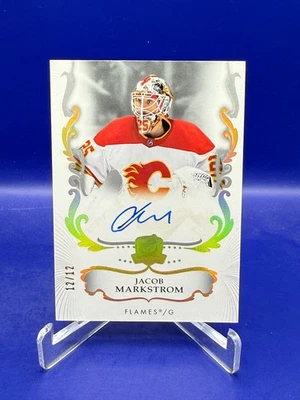 2023-24 Upper Deck The Cup - Jacob Markstrom /12 Auto Gold Foil #32 (AU) - Image 1 of 3