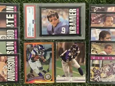 1985 TOPPS FOOTBALL #94 TOMMY KRAMER PSA 8 CORUJAS DE ARROZ VIKINGS - VEJA NOSSO FEEDBACK - Imagem 1 de 4