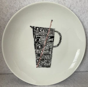 1 Crate And Barrel Appetizer Dessert Snack Plate - Martini Drinks Pitcher 6.75” - Picture 1 of 4