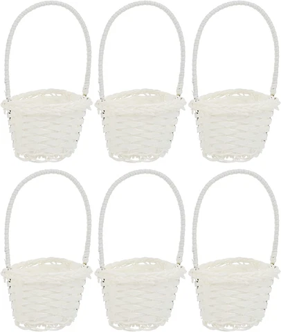 Wicker Basket with Handles (Natural Color), for Easter, Picnics, Gifts Cover