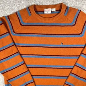 Vintage 90s Penguin by Munsingwear Striped Lambswool Sweater Men's XXL