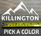 Killington Sticker Decal 5" Mountain Ski Vermont Stowe Pico Resort Sugarbush XO