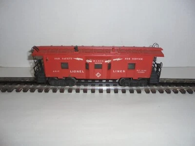 LIONEL 6517 ILLUMINATED CABOOSE CAR VINTAGE POST WAR FOR YOUR TRAIN LAYOUT - Image 1 of 3