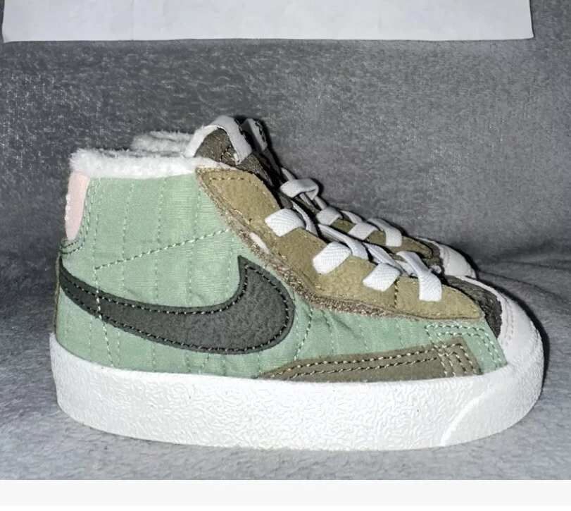 Toddler Nike Blazer Mid 77 Athletic Shoes 'Oil Green DO5218 331 - SZ 6C - Image 1 of 1