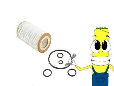 Premium Oil Filter for Mercedes Benz ML350 w/ 3.5L & 3.7L Engine 2003-11 Single - Image 1 of 3