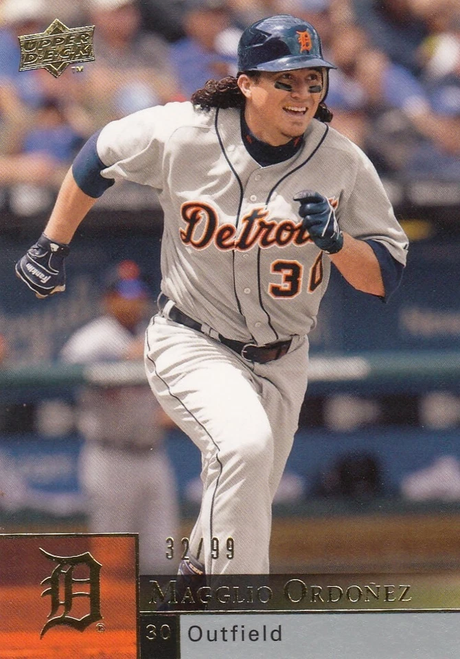 MAGGLIO ORDONEZ /99 UPPER DECK UD GOLD DETROIT TIGERS #643 2009 09 - Image 1 of 1