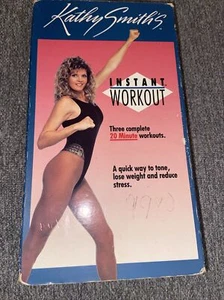 Vintage Exercise (VHS) Tape Kathy Smith Instant Workout 1991 - Picture 1 of 8