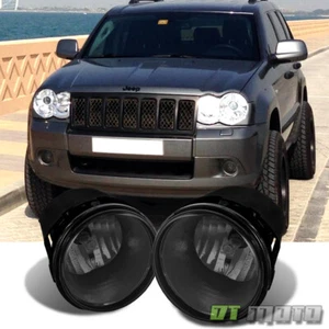 Smoked 2005-2010 Grand Cherokee Aspen Durango Dakota 300 Fog Lights Left+Right - Picture 1 of 4