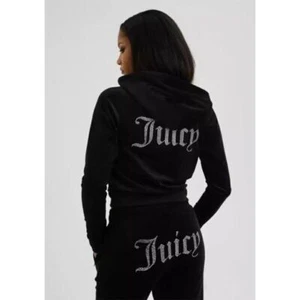 Juicy Coutoure Tracksuit 2-piece Set Suit Women Velvet Pants Jogging Sets*Winter - Picture 1 of 19