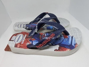 Sandalias Havaianas Unisex Chanclas Niños Top Marvel II Blanco Reino Unido Talla 7 #115 - Imagen 1 de 6