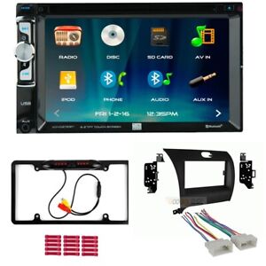 For 2014-2018 Kia Forte/Forte5 XDVD276BT Car Stereo Double DIN Dash Kit and Cam