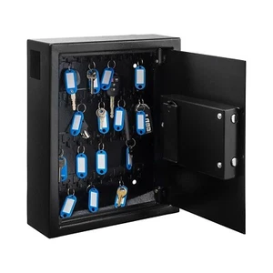 Secured 40-Key Cabinet with Digital Lock - Wall Mount Slim Key Storage Box USED - Picture 1 of 7