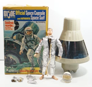 GI Joe Space Capsule 1966 Astronaut Raumanzug Helm Box Einsatz Vintage Hasbro - Bild 1 von 21