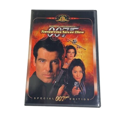 Tomorrow Never Dies 007 James Bond Spy Action DVD Movie 1997 Pierce Bronsnan Joh - Image 1 of 2