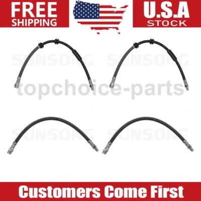Línea de freno de manguera de freno delantera trasera 4 piezas para Mercedes-Benz SLS AMG 2011-2014 Foto 1 de 4