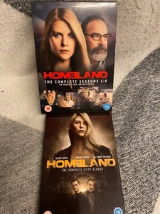 Homeland The Completed 1-5 Seasons DVD R2 UK PAL - Foto 1 di 1
