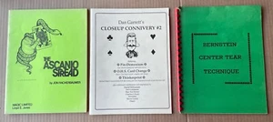 CARD MAGIC BOOKS (3) -  RACHERBAUMER, GARRETT, BERNSTEIN - Picture 1 of 5