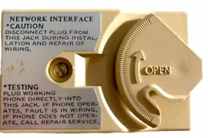 Vintage LAN Network Interface Testing Module Verizon Fios w/Protective Cover 13z - Picture 1 of 6