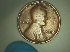 1910 Wheaty Lincoln Wheat Cent Penny DDO Doubled Die Obverse L on rim - Picture 1 of 4