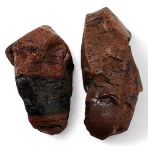 Mahagoni Obsidian Steine aus Oregon 170,6 Gramm. 2 Stück Lot - Bild 1 von 2