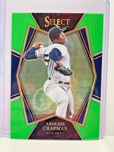 2022 Panini Select Aroldis Chapman Premier Level Neon Green Prizm /99 - Picture 1 of 2