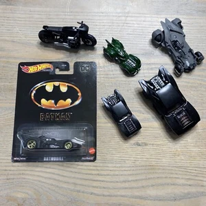 Lot of 6 Hot Wheels Batman Batmobile 1:50 & 1:64 Diecast - The Batman & More! - Picture 1 of 23