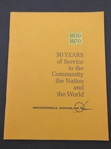 MCDONNELL DOUGLAS Corporation 50 años de servicio a la comunidad 1920-1970 - Imagen 1 de 5