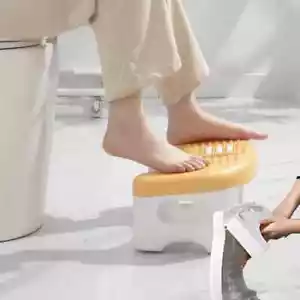 Toilet Stool,7" Bathroom Foldable Squatting Potty Stool for White - Picture 1 of 4