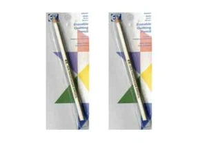SET OF 2 White Fabric Marking Pencil, Great for Quilting US SELLER FREE SHIPPING - Picture 1 of 2
