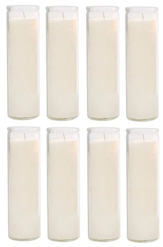 Vela religiosa de vidrio surtido (8) Foto 1 de 1