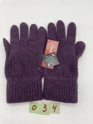 Guantes de lana de invierno (angora, cachemir, lana natural). Made in Italy Foto 1 de 3