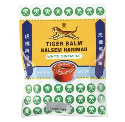 ( 4g X 12 Packs )TIGER BALM White / Plus  Ointment Balm - Image 1 of 2
