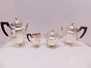 VTG Christofle France Gallia Tea Set Silverplate Teapot Coffee Pot Sugar Creamer - Picture 1 of 24