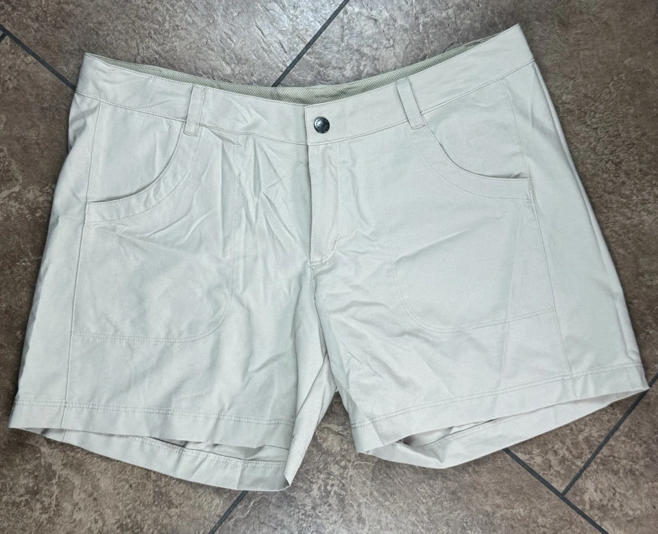 Pantalones Cortos Patagonia Para Mujer Quandary Caqui 12 Usados Ropa Gorpcore Senderismo Sendero Verano Foto 1 de 4