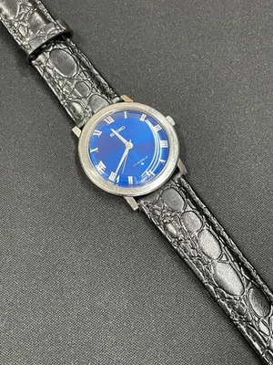 Orologio uomo Seiko 66-7090 – Carica manuale – Quadrante blu – Vintage – Japan - Imagen 1 de 4