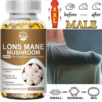 120 Korean Red Panax Ginseng Capsules 1600mg Energy Libido Testosterone Booster - Image 1 of 4