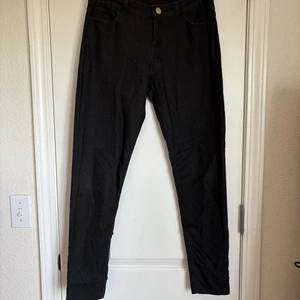 Jeans donna Juicy Couture neri jegging elasticizzati finti - taglia 6 - Foto 1 di 8