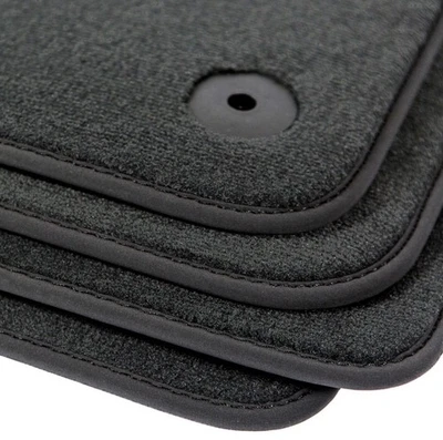 Черные автомобильные коврики для Audi A5, S5, RS5 4 шт. — 2008–2017 гг. от оригинального производителя качественные велюровые - Изображение 1 из 4