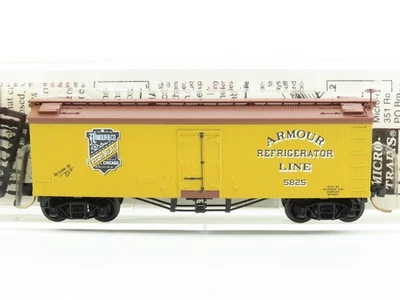 N Scale Micro-Trains MTL 58060 Armour Refrigerator Line 36' Wood Reefer #5825 - Image 1 of 4
