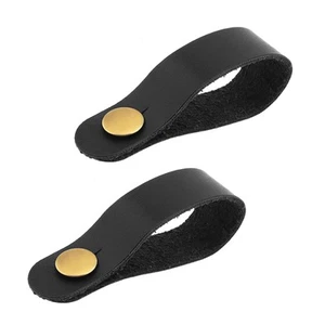 Guitar Strap Locks 2PC, Leather Guitar Strap Button, Headstock Adapter Tie, G... - Picture 1 of 7