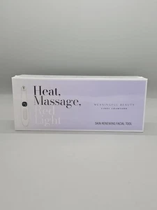 {V4} Meaningful Beauty Skin Renewing Facial Tool Heat Massage Red Light New - Picture 1 of 4