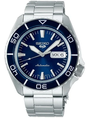 New SEIKO 5 Sports SRPK97K1 SBSA259 Automatic JDM Blue Dial Kanji Day Watch - Image 1 of 2