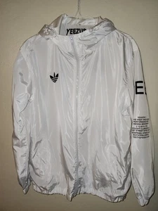 Adidas X Kanye West Yeezus White Tour Jacket Season 1 Windbreaker Womens Small - Picture 1 of 9