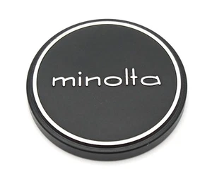 Minolta Black Metal 54mm Push On Front Lens Cap for 52mm Thread - Picture 1 of 2