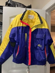 Vintage Obermeyer Ski Jacket Mens XL 90s Skiwear Bright (flaw On Zipper Pull) - Picture 1 of 9