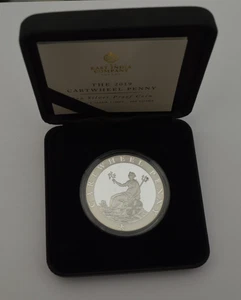 Moneda Cartwheel Penny 2019 1 oz prueba de plata St Helena East India Company - Imagen 1 de 4