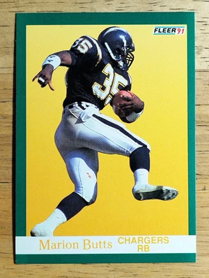 1991 Fleer #171 Marion Butts - Image 1 of 2